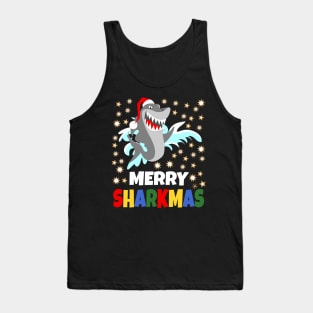 Merry Sharkmas Tank Top